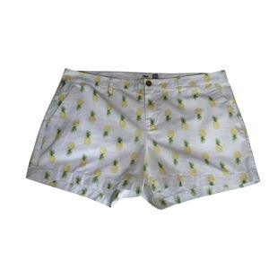 Old Navy Pineapple Shorts Size 16